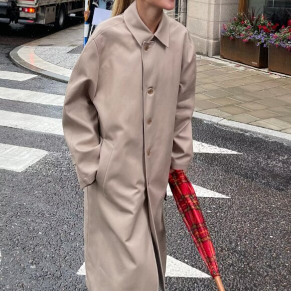 Djerf Avenue Jackets & Blazers - Djerf Avenue Tan Trench Coat